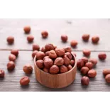 Organic whole peeled raw hazelnut PGI From Piedmont - direct producer