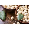Organic pistachios PDO from Brontë in shell grilled and without sal...