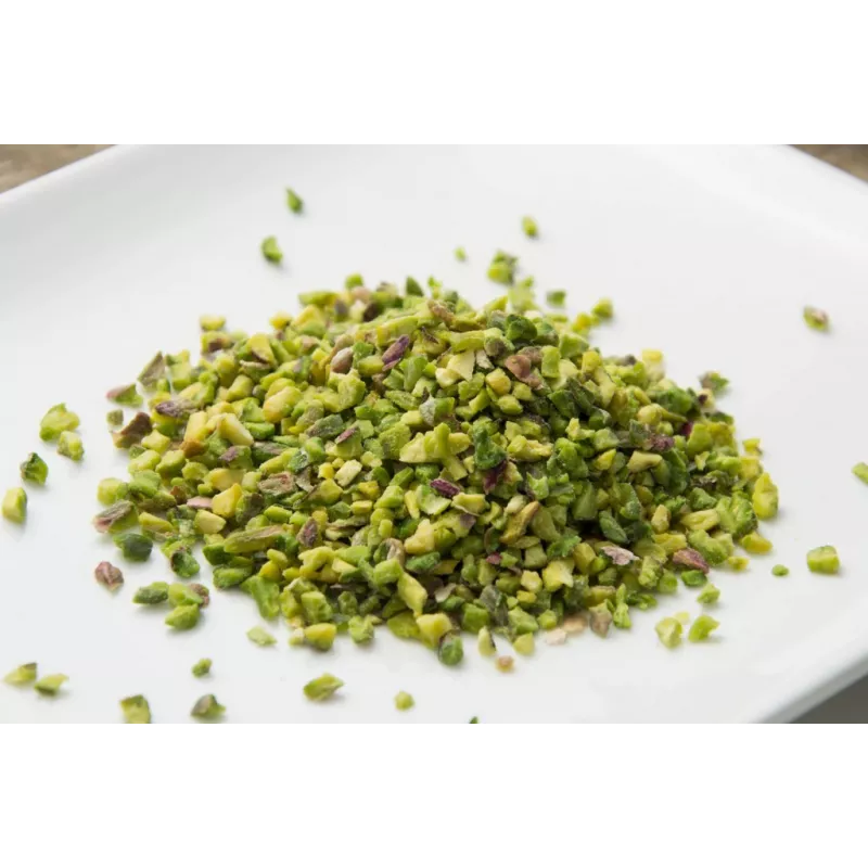 Organic crushed pistachios PDO from Bronte in Sicily - Direct producer