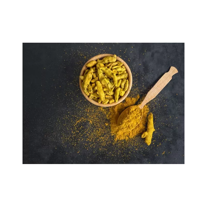 White turmeric powder organic & fairtrade from Kampot - Direct prod...