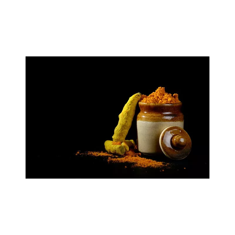 White turmeric powder organic & fairtrade from Kampot - Direct prod...