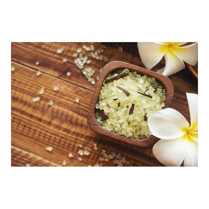Cristaux de Sel vert jade au bambou bio d'Hawaï premium