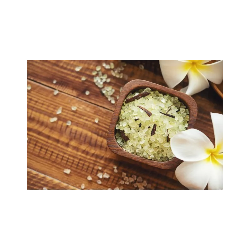 Cristaux de Sel vert jade au bambou bio d'Hawaï premium