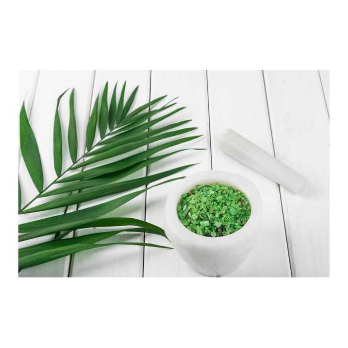 Cristaux de Sel vert jade au bambou bio d'Hawaï premium