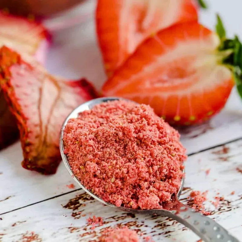 Poudre de fraises bio & fairtrade d'Ouzbekistan