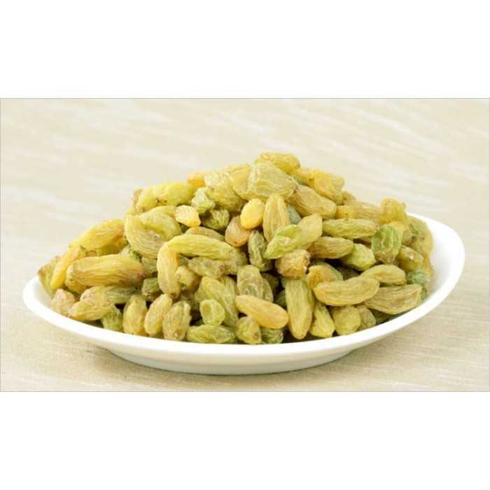 Organic and Fair Trade Green Khorog Raisins from Uzbekistan - Sulfi...