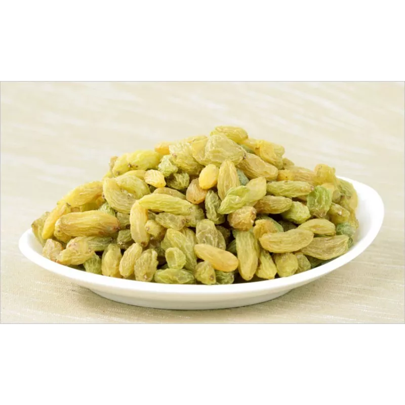 Organic and Fair Trade Green Khorog Raisins from Uzbekistan - Sulfi...