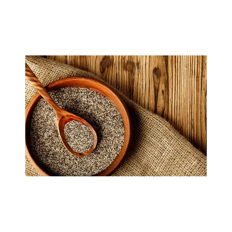 Organic black chia seeds from France - direct producer