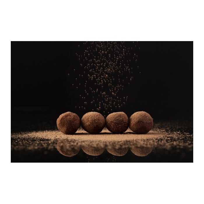 8 organic chestnuts candied with chocolate Vegan EPV from Provence