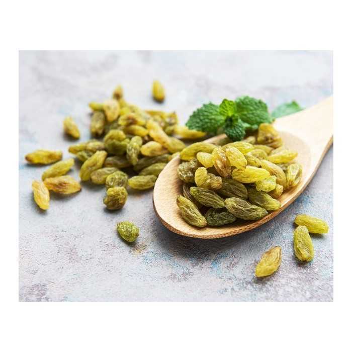 Organic and Fair Trade Green Khorog Raisins from Uzbekistan - Sulfi...