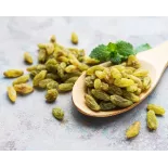 Organic and Fair Trade Green Khorog Raisins from Uzbekistan - Sulfi...