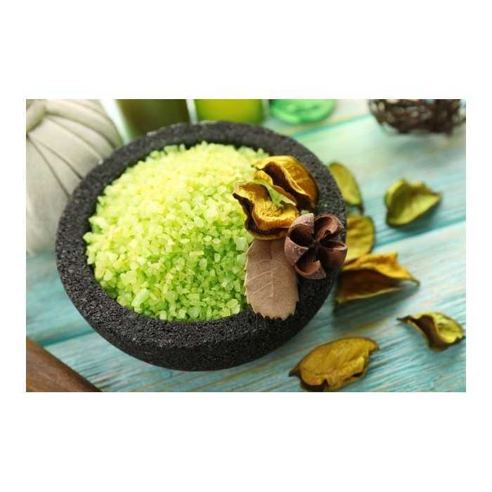 Cristaux de Sel vert jade au bambou bio d'Hawaï premium