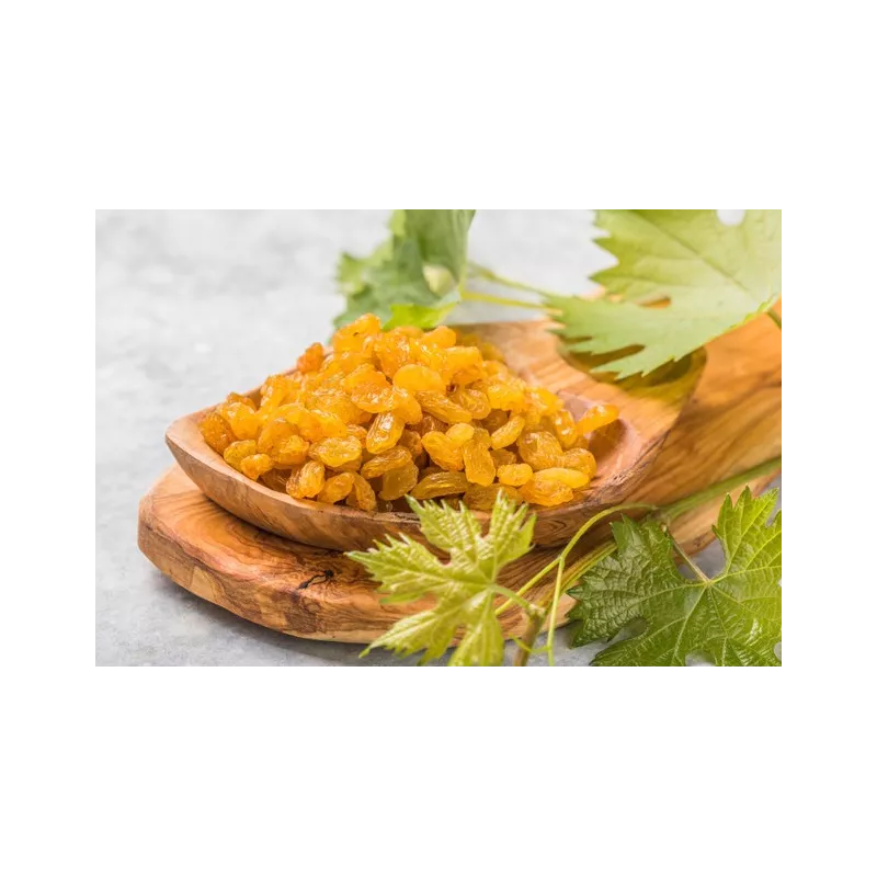 Raisins secs bio golden de Smyrne d'Ouzbékistan - Sans sulfite Raisins secs bio golden de Smyrne d'Ouzbékistan - Sans sulfite