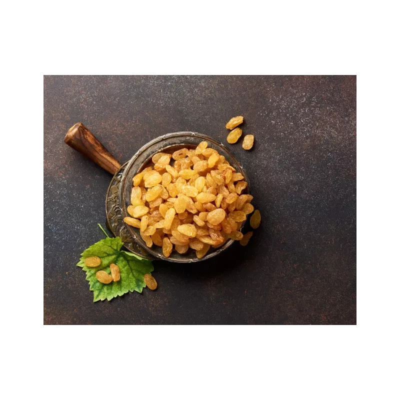 Organic golden Smyrna raisins from Uzbekistan - Sulphur free