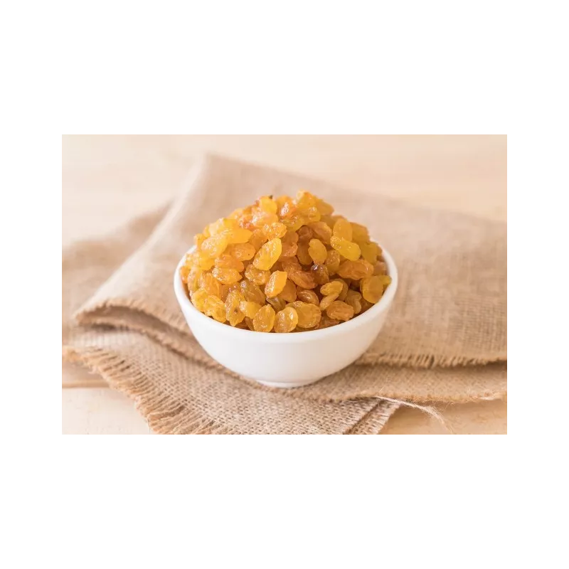 Organic golden Smyrna raisins from Uzbekistan - Sulphur free