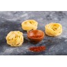 Organic & artisanal tagliatelle with PDO Espelette pepper from Fran...