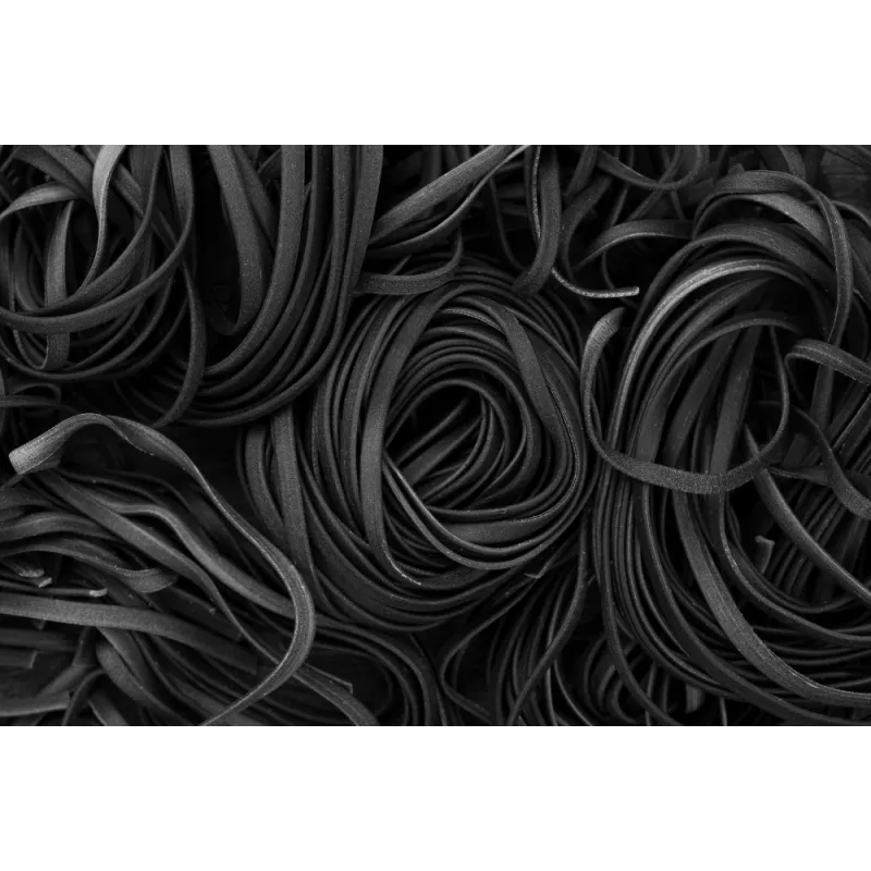 Tagliatelle à l'encre de seiche bio & artisanale de France - direct...