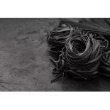 Tagliatelle à l'encre de seiche bio & artisanale de France - direct...