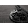 Organic & artisanal tagliatelle with squid ink from France - direct...