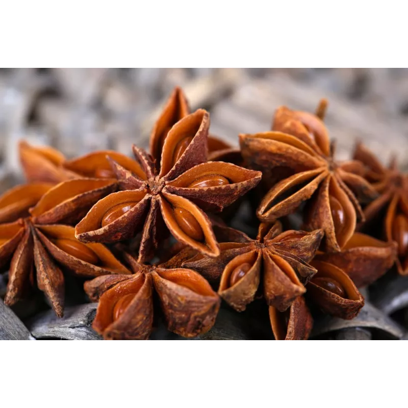 Organic & fairtrade whole star anise from Kampot - Direct producer