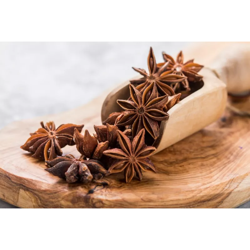 Organic & fairtrade whole star anise from Kampot - Direct producer