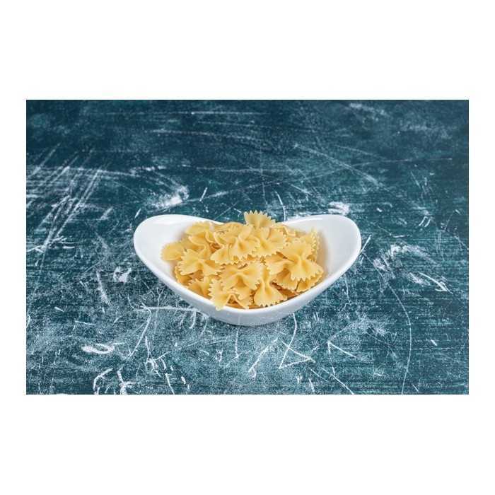 Organic and Artisanal Farfalles or Butterfly Pasta with fresh eggs ...