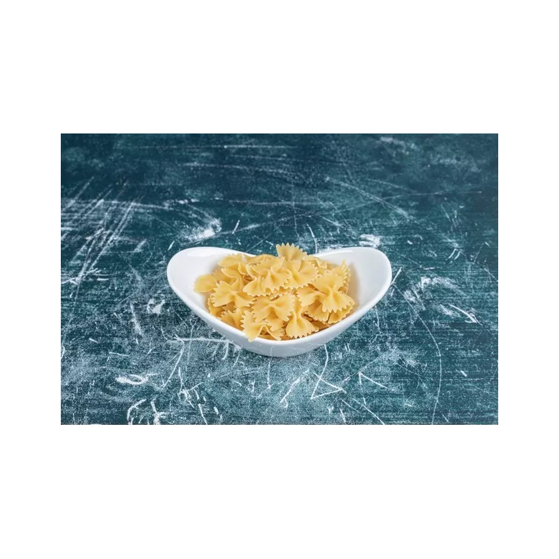 Organic and Artisanal Farfalles or Butterfly Pasta with fresh eggs ...