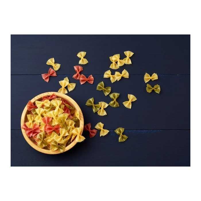 Organic & artisanal Farfalle or butterfly pasta 3 colors from Franc...