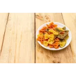 Organic & artisanal Farfalle or butterfly pasta 3 colors from Franc...