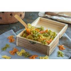 Organic & artisanal Farfalle or butterfly pasta 3 colors from Franc...