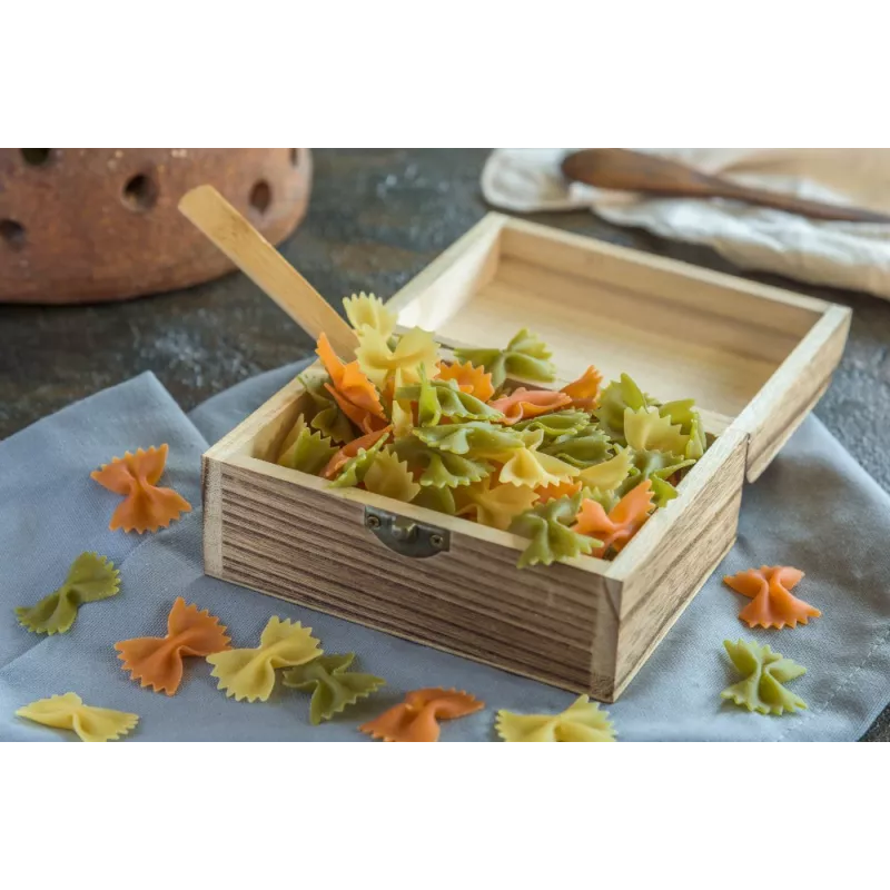 Organic & artisanal Farfalle or butterfly pasta 3 colors from Franc... Organic & artisanal Farfalle or butterfly pasta 3 colors from Franc...
