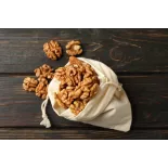 Organic shelled walnut kernels PDO from Grenoble - direct producer