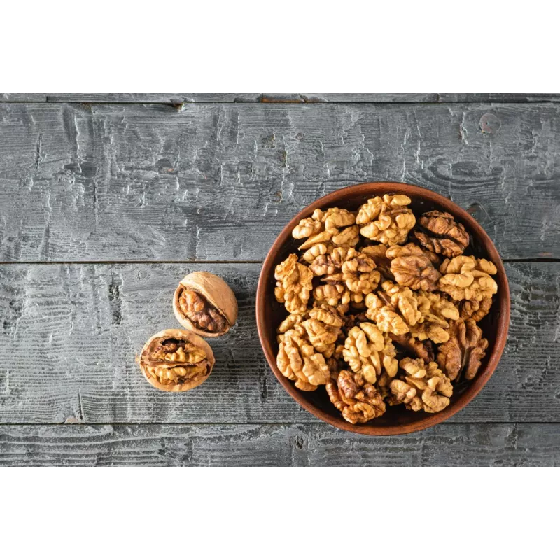 Organic shelled walnut kernels PDO from Grenoble - direct producer
