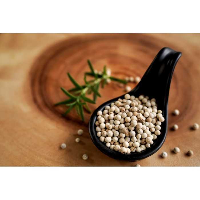 Organic fairtrade white pepper PGI from Kampot - direct producer