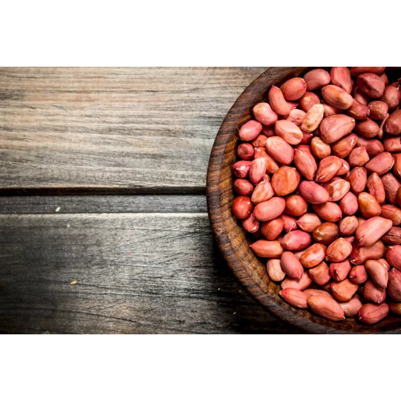 Cacahuètes ou arachides crues bio & fairtrade d'Ouzbékistan