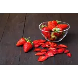 Fraises séchées bio Label Rouge du Lot et Garonne - Direct producteur