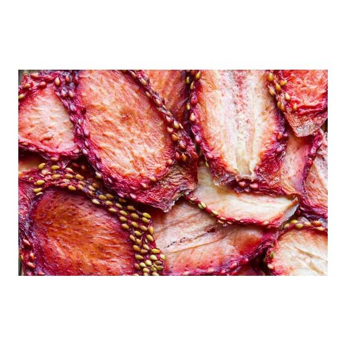 Organic Label rouge dried strawberries from Lot et Garonne - Direct...