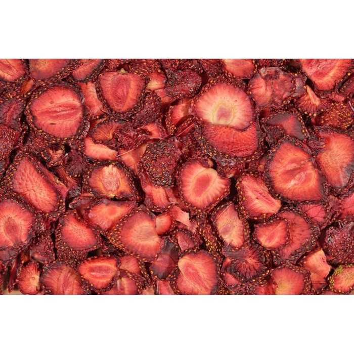 Organic Label rouge dried strawberries from Lot et Garonne - Direct...
