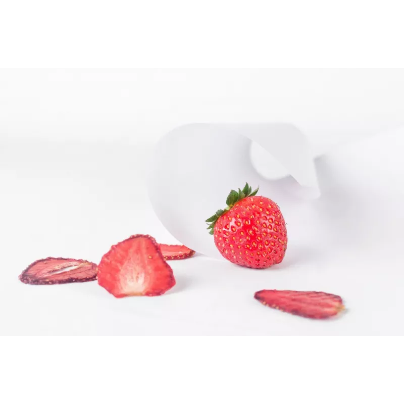 Fraises séchées bio Label Rouge du Lot et Garonne - Direct producteur