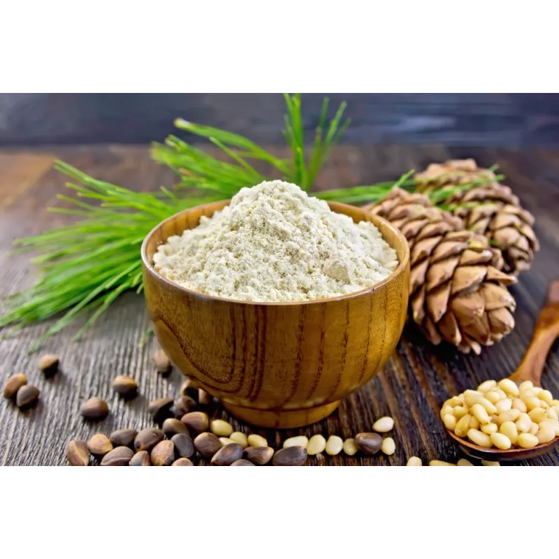 Farine de Pignon de Cèdre bio de Sibérie - Sans gluten