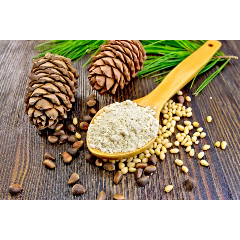 Farine de Pignon de Cèdre bio de Sibérie - Sans gluten