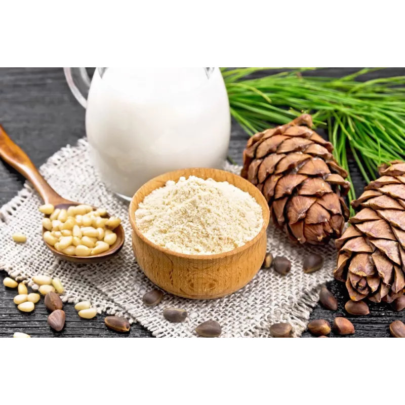 Farine de Pignon de Cèdre bio de Sibérie - Sans gluten