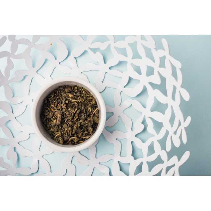 Organic and fair trade premium green Tea PGI Darjeeling from the Hi...