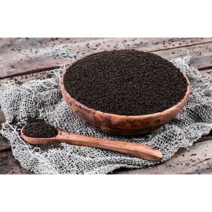 Organic black garlic powder PDO from Voghiera in Italy - Direct pro...
