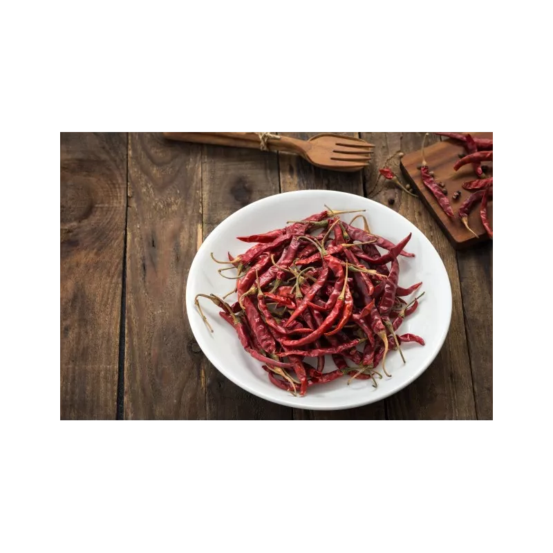 Piment langue d'oiseau ou pili-pili entier fumé Bio & fairtrade de ...