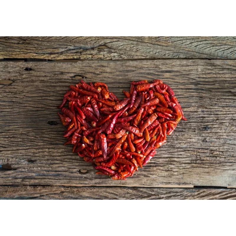 Piment langue d'oiseau ou pili-pili entier fumé Bio & fairtrade de ...