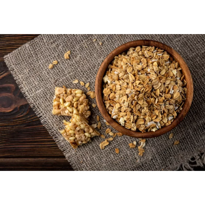 Muesli crispy bio avoine, riz & blé complet De France - Direct prod...
