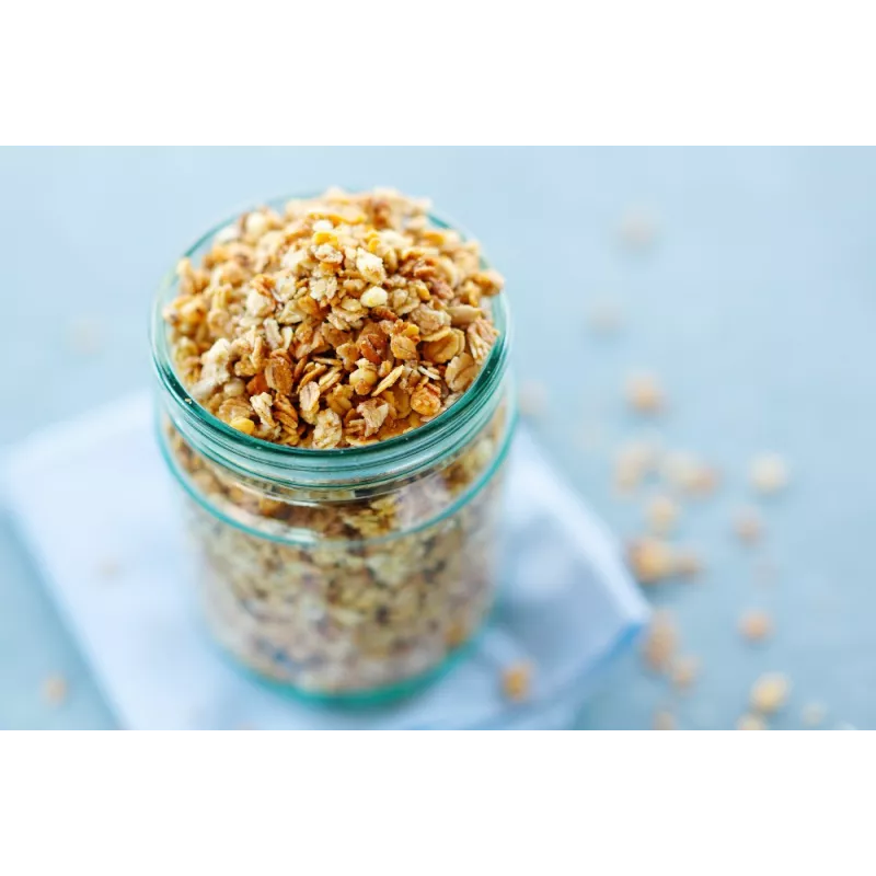 Muesli crispy bio avoine, riz & blé complet De France - Direct prod...