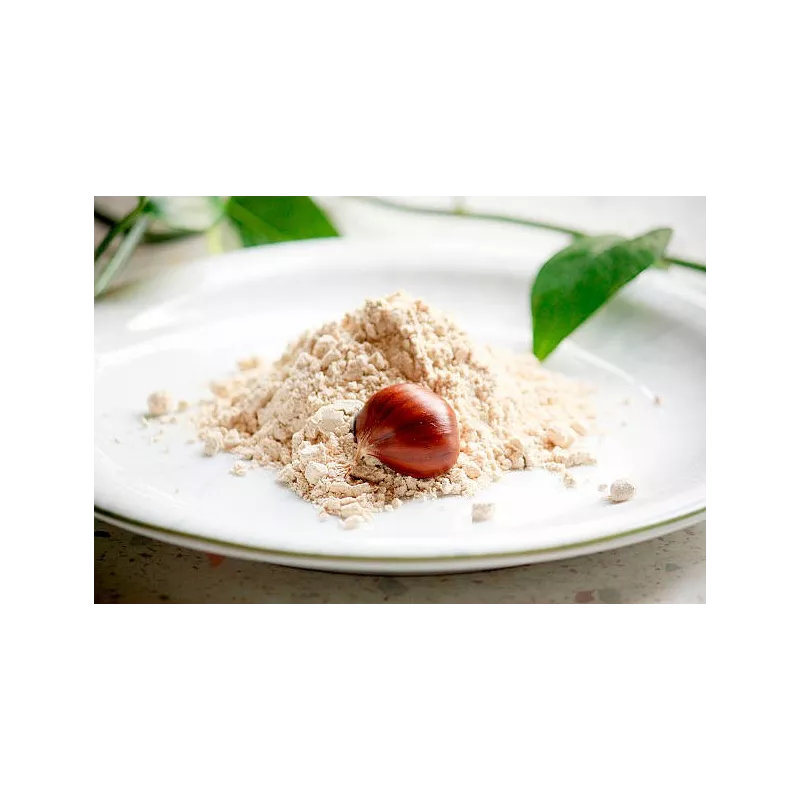 Farine de châtaigne Bio AOP d'Ardèche sans gluten - Direct producteur