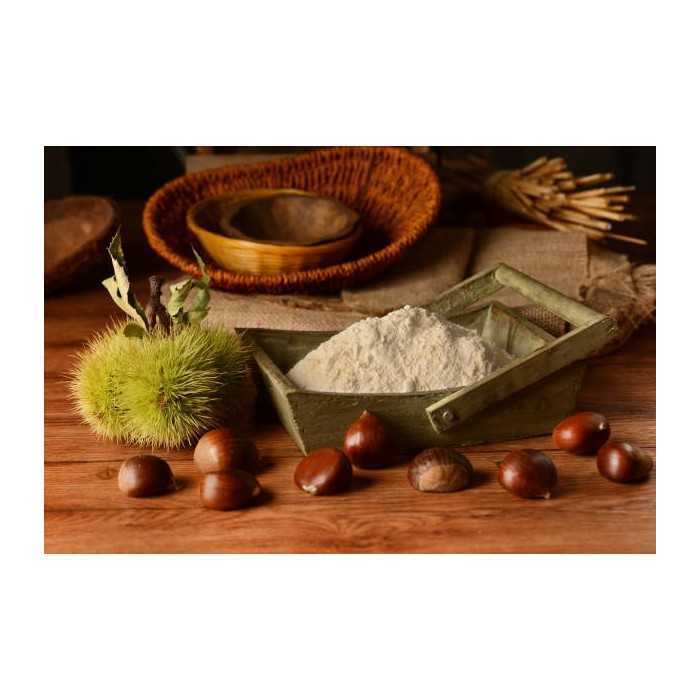Organic chestnut flour PDO from Ardèche gluten free - Direct producer